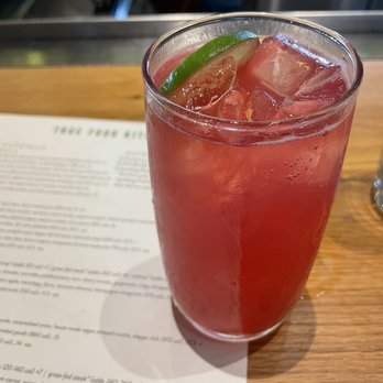 True Food Kitchen - Sparkling Prickly Pear Tisane - Vegetarian Near Me - Naples, Florida True Food Kitchen - Sparkling Prickly Pear Tisane - Vegetarian Near Me - Naples, Florida