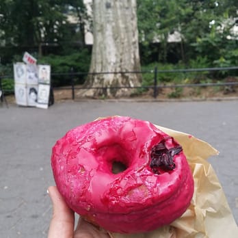 Birch Coffee - Excuse the ruined glaze. I just spent 10 minutes huffing and puffing my fat ass to Central Park with this in a paper bag - Coffee & Tea Near Me - New York, New York
