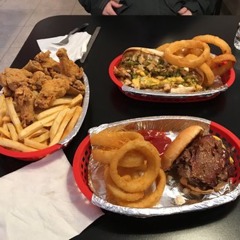Rodney's Kitchen - Brisket burger and chicken Philly. Great flavor. Good portions. Have been wanting to come here for awhile. So glad we did. - Soul Food Near Me - Waterloo, Iowa