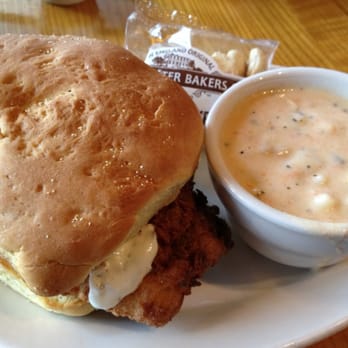 Thirsty Whale - Fried haddock sand and shrimp/roasted corn chow for less than $10! - American Near Me - Bar Harbor, Maine