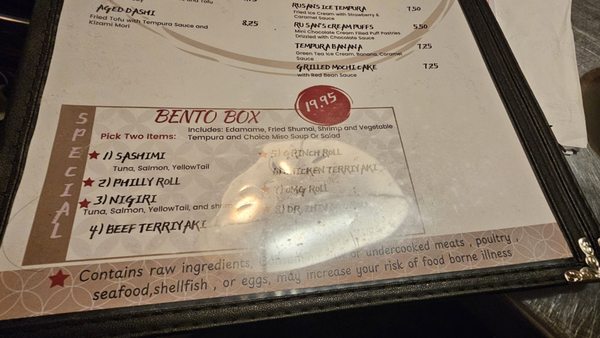 Menu photo 8 Ru San's Charlotte, NC