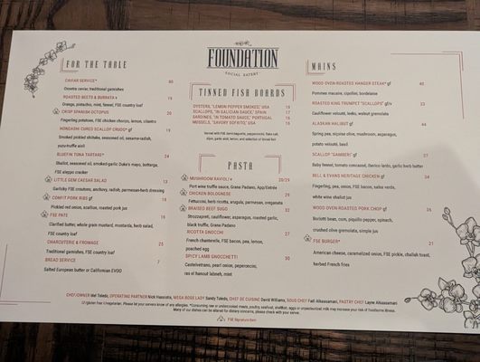Menu photo 8 Foundation Social Eatery Alpharetta, GA