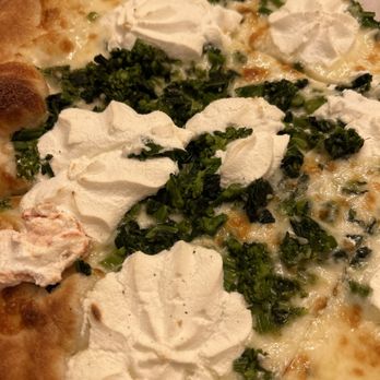 Manzano's Brick Oven Pizza - Broccoli Rabe and Ricotta pizza. - Pizza Near Me - Waretown, New Jersey Manzano's Brick Oven Pizza - Broccoli Rabe and Ricotta pizza. - Pizza Near Me - Waretown, New Jersey