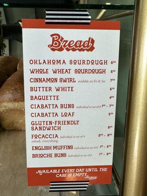 Menu photo 6 Harvey Bakery & Kitchen Oklahoma City, OK