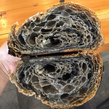 Bibble & Sip - Black sesame almond croissant ($4.36) - really good, lighter layers than plain one! Sweet sesame/almond paste in middle. IG:croissant_eater - Coffee & Tea Near Me - New York, New York Bibble & Sip - Black sesame almond croissant ($4.36) - really good, lighter layers than plain one! Sweet sesame/almond paste in middle. IG:croissant_eater - Coffee & Tea Near Me - New York, New York