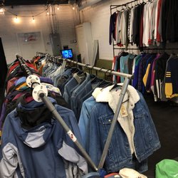 Vintage Threads & Grails - Denim for days plus a tube tv playing vhs tapes