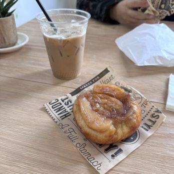 Coffee, Mi Amor - Apple Streusel Donut and Brown Sugar Toffee Iced Coffee - Cafes Near Me - Chatsworth, California Coffee, Mi Amor - Apple Streusel Donut and Brown Sugar Toffee Iced Coffee - Cafes Near Me - Chatsworth, California