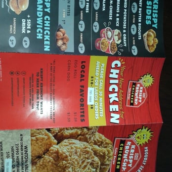 Krispy Krunchy Chicken - menu - Chicken Shop Near Me - Hayward, California Krispy Krunchy Chicken - menu - Chicken Shop Near Me - Hayward, California
