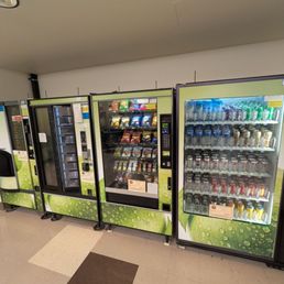 Worst case, you got vending machines