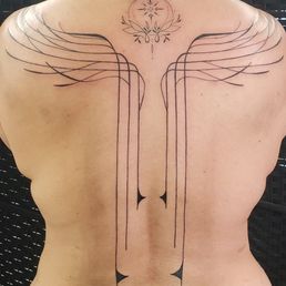 Back tattoo(s)- Four hours
