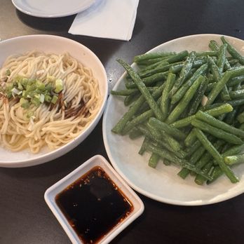 Dumpling Artisan - Dry-Fried Green Beans, Shanghai Scallion Oil Noodles - Noodles Near Me - Rancho Cucamonga, California