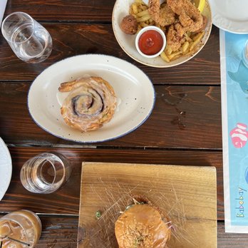 Fixe Southern House - Fish Fry Cinnamon Roll Fried Chicken Sandwich - Southern Near Me - Fort Worth, Texas Fixe Southern House - Fish Fry Cinnamon Roll Fried Chicken Sandwich - Southern Near Me - Fort Worth, Texas