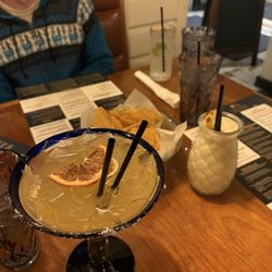 Plaza Azteca - Skinny marg, pina colada, and mojito