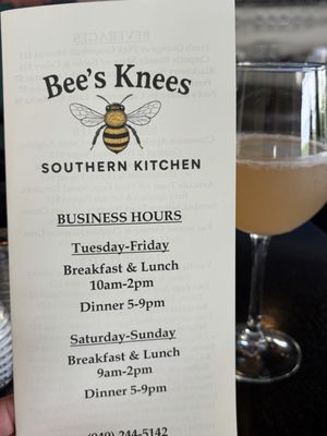 Menu photo 1 Bee’s Knees Southern Kitchen Newport Beach, CA