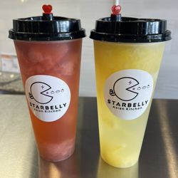 Strawberry & Orange Lemonades