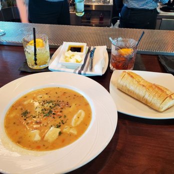 Monarch Kitchen & Bar - Chicken gnocchi soup and bread - American Near Me - Davenport, Iowa Monarch Kitchen & Bar - Chicken gnocchi soup and bread - American Near Me - Davenport, Iowa
