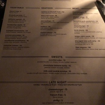 Grey Ghost - Menu - American Near Me - Detroit, Michigan