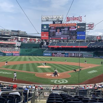 PNC Diamond Club - View from Seats - Stadiums & Arenas Near Me - Washington, DC, District of Columbia