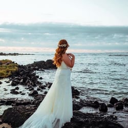 Big Island Hair - Here is the back view of my hair . Done by the lovely Rachel Kordell . Photo courtesy Sarah Liz with Sarah Liz Photography.