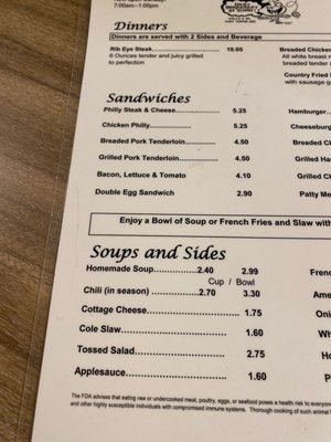 Menu photo 5 Klemm's Kafe Fort Wayne, IN