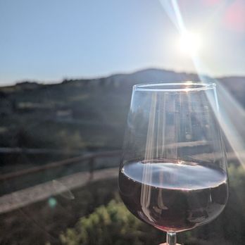 Taverna del Guerrino - View with wine - Tuscan Near Me - Greve In Chianti, PO Taverna del Guerrino - View with wine - Tuscan Near Me - Greve In Chianti, PO