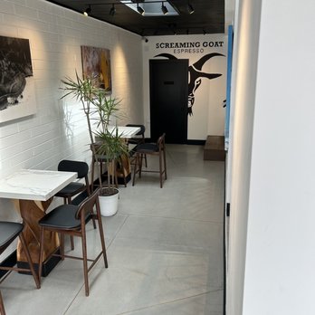 Elixir Espresso Bar - Inside tables - Gelato Near Me - San Diego, California