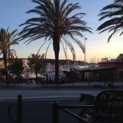Le Pinocchio - Vue de la terrasse sur le port du Brusc