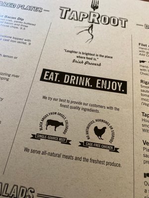Menu photo 6 TapRoot Decatur, IL