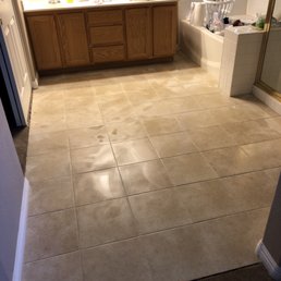 Freshly grouted tile Freshly grouted tile