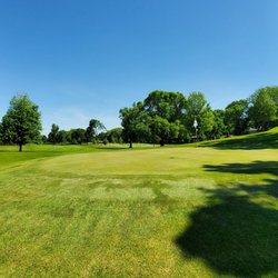 Veterans Memorial Golf Club - Looking back down the 9th hole.