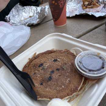 Market Lunch - Blueberry Buckwheat Pancakes - New American Near Me - Washington, DC, District of Columbia Market Lunch - Blueberry Buckwheat Pancakes - New American Near Me - Washington, DC, District of Columbia
