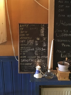 Menu photo 2 Café Blå Stockholm, AB
