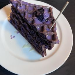 Ube waffles Ube waffles