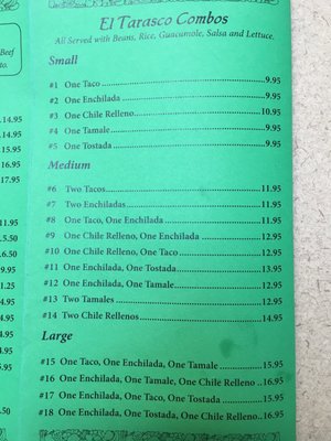 Menu photo 3 El Tarasco Restaurant Sebastopol, CA Menu photo 3 El Tarasco Restaurant Sebastopol, CA