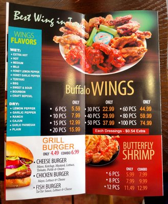 Menu photo 2 Craft Fry Wing Tampa, FL