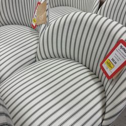TJ Maxx - Striped Counter Height Stools
