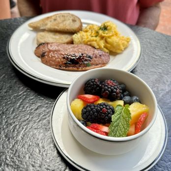 Supper - Scrambled eggs with sausage - New American Near Me - San Antonio, Texas Supper - Scrambled eggs with sausage - New American Near Me - San Antonio, Texas