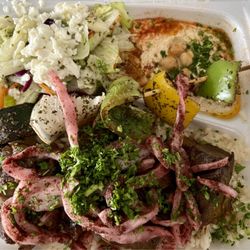 Apollo Greek & Lebanese Cafe - Lamb Kabob Plate