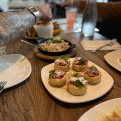 Mama Lupe's Cocina - An assortment of Appetizers, street corn, ceviche, flautas....