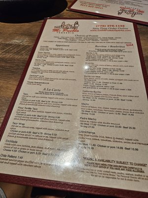 Menu photo 4 Mi Pueblo Sparks, NV