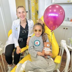 Local Smile Co. - Zoe and Dr Dipaolo on her birthday!