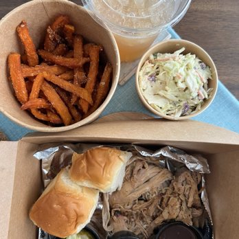 AC Barbeque - Pulled Pork 1/4 LB, Sweetums Fries, L's Loveslaw, Arnold Palmer - Barbeque Near Me - Los Angeles, California AC Barbeque - Pulled Pork 1/4 LB, Sweetums Fries, L's Loveslaw, Arnold Palmer - Barbeque Near Me - Los Angeles, California