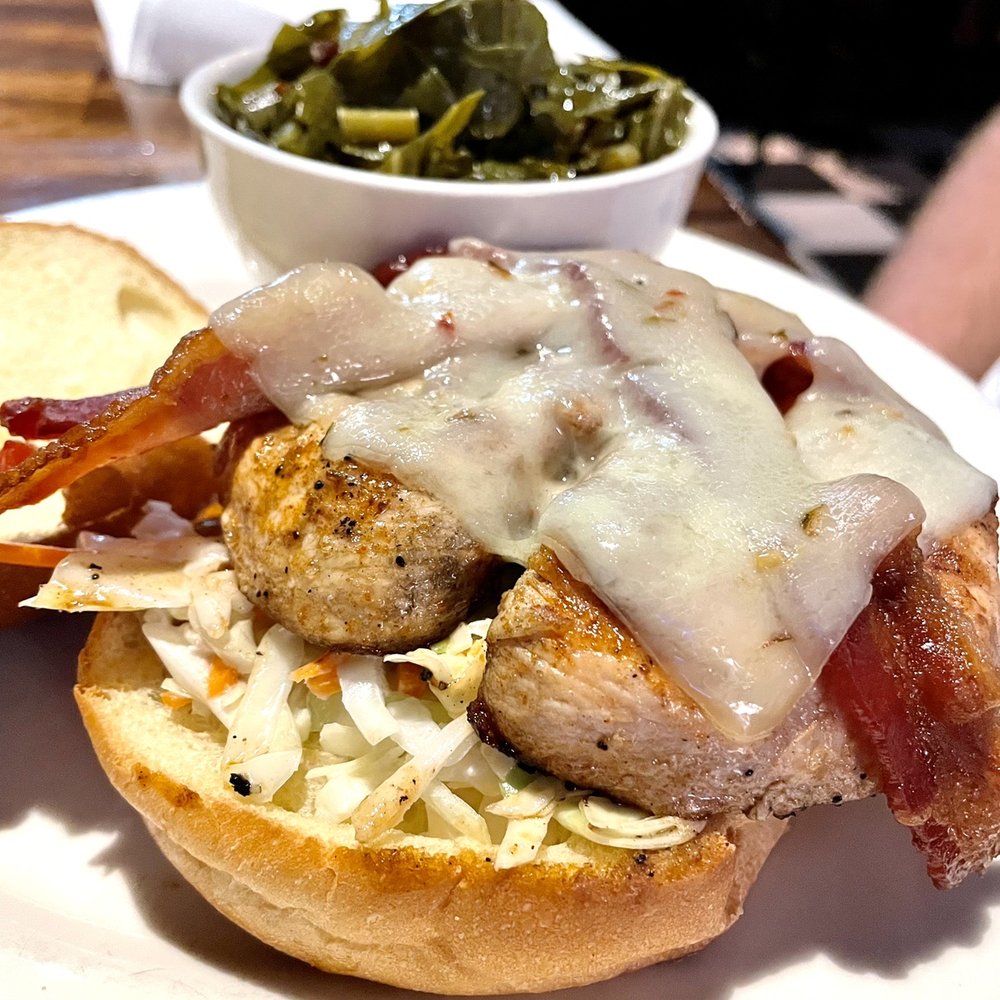 Diamondback Grill - Southwestern BBQ chicken sandwich - American Near Me - Winston Salem, North Carolina