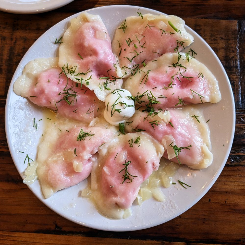 Pierogi Kitchen - Roasted Beets & Goat Cheese Pierogis - Polish Near Me - Chicago, Illinois Pierogi Kitchen - Roasted Beets & Goat Cheese Pierogis - Polish Near Me - Chicago, Illinois