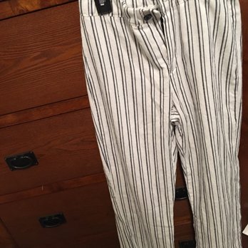 Brandy Melville - Linen blue stripped pants totally cute - Accessories Near Me - Irvine, California