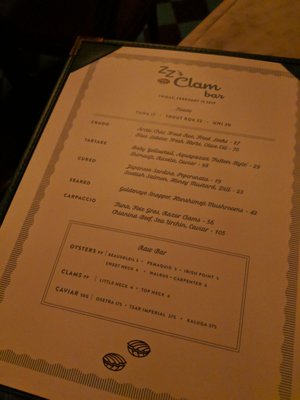Menu photo 6 The Clam Bar New York, NY