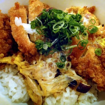 Morimoto - Chicken katsu - panko crusted chicken, egg, carmelized onions, dashi soy broth, steamed rice - Japanese Near Me - Philadelphia, Pennsylvania