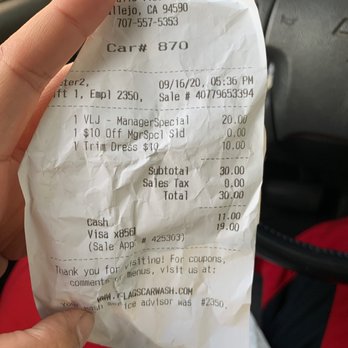 7 Flags Car Wash - Paid for a trim but no trim lazy ass people Here! - Car Wash Near Me - Vallejo, California
