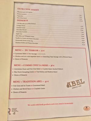 Menu photo 6 Café Comptoir Abel Lyon, 69