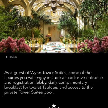 Tableau - Screen shot from the Wynn website that says specifically that our breakfasts were to be at Tableau. Arg. - Breakfast & Brunch Near Me - Las Vegas, Nevada
